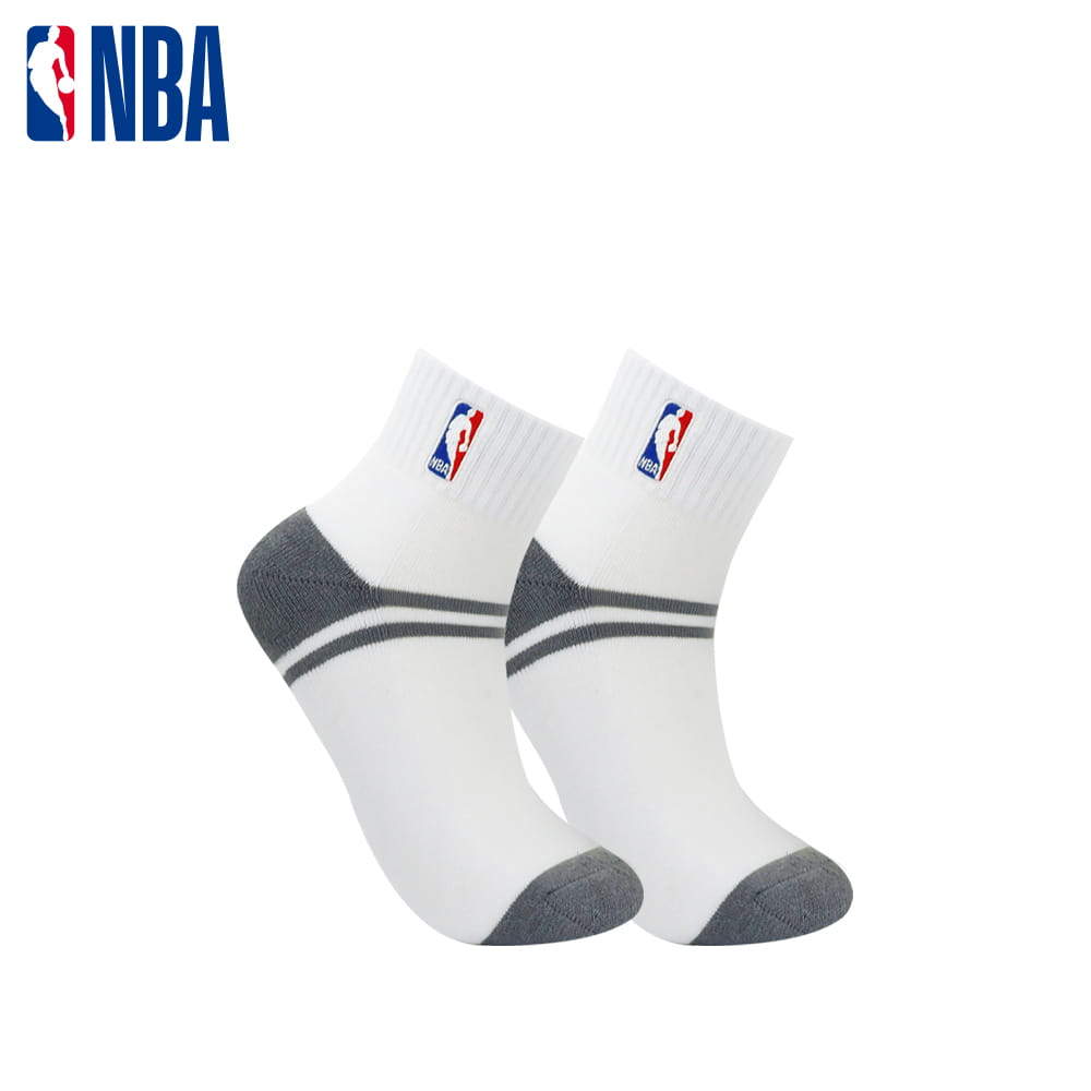 【NBA】 經典刺繡束腳底網眼毛圈短襪 4