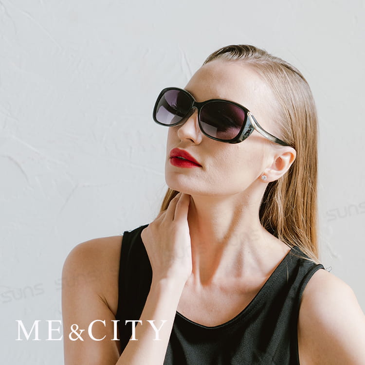 【ME&CITY】 歐美流線型漸層太陽眼鏡 抗UV (ME 1201 F01) 2