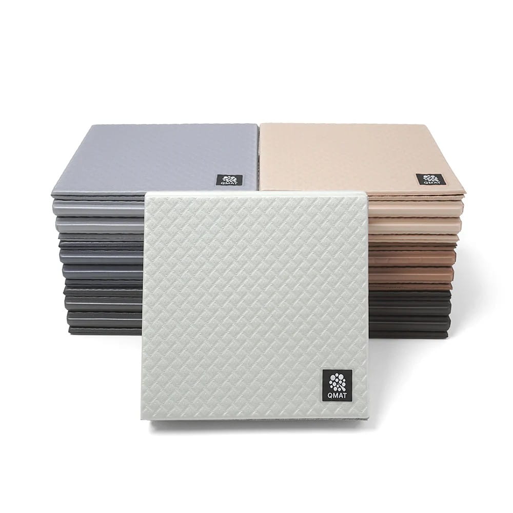 【QMAT】6mm方折疊瑜珈墊 (十二折墊) 台灣製 60*180cm (可超取) 0