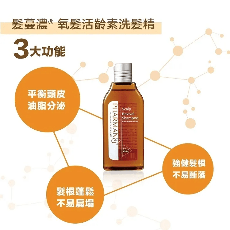 髮蔓濃氧髮活齡素洗髮精 1