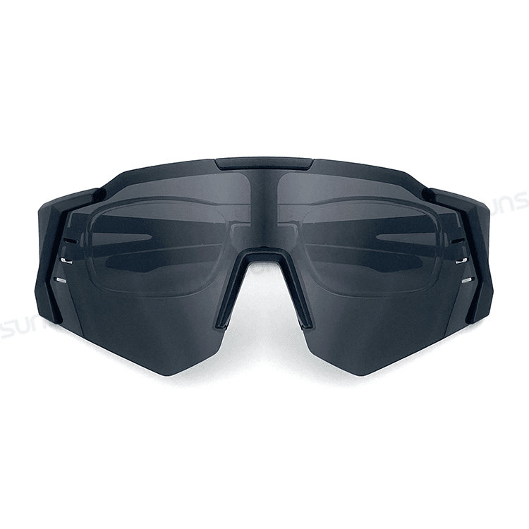 【suns】運動偏光太陽眼鏡 含內視鏡 黑灰色 Polarized墨鏡 抗UV400 S930 9
