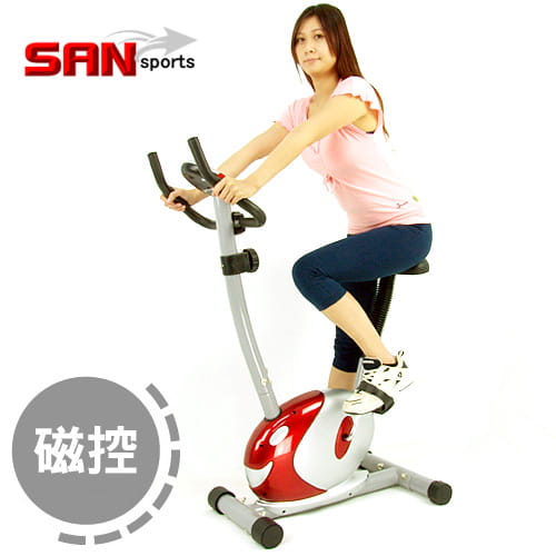 【SAN SPORTS】小鯨魚磁控健身車 室內腳踏車 1