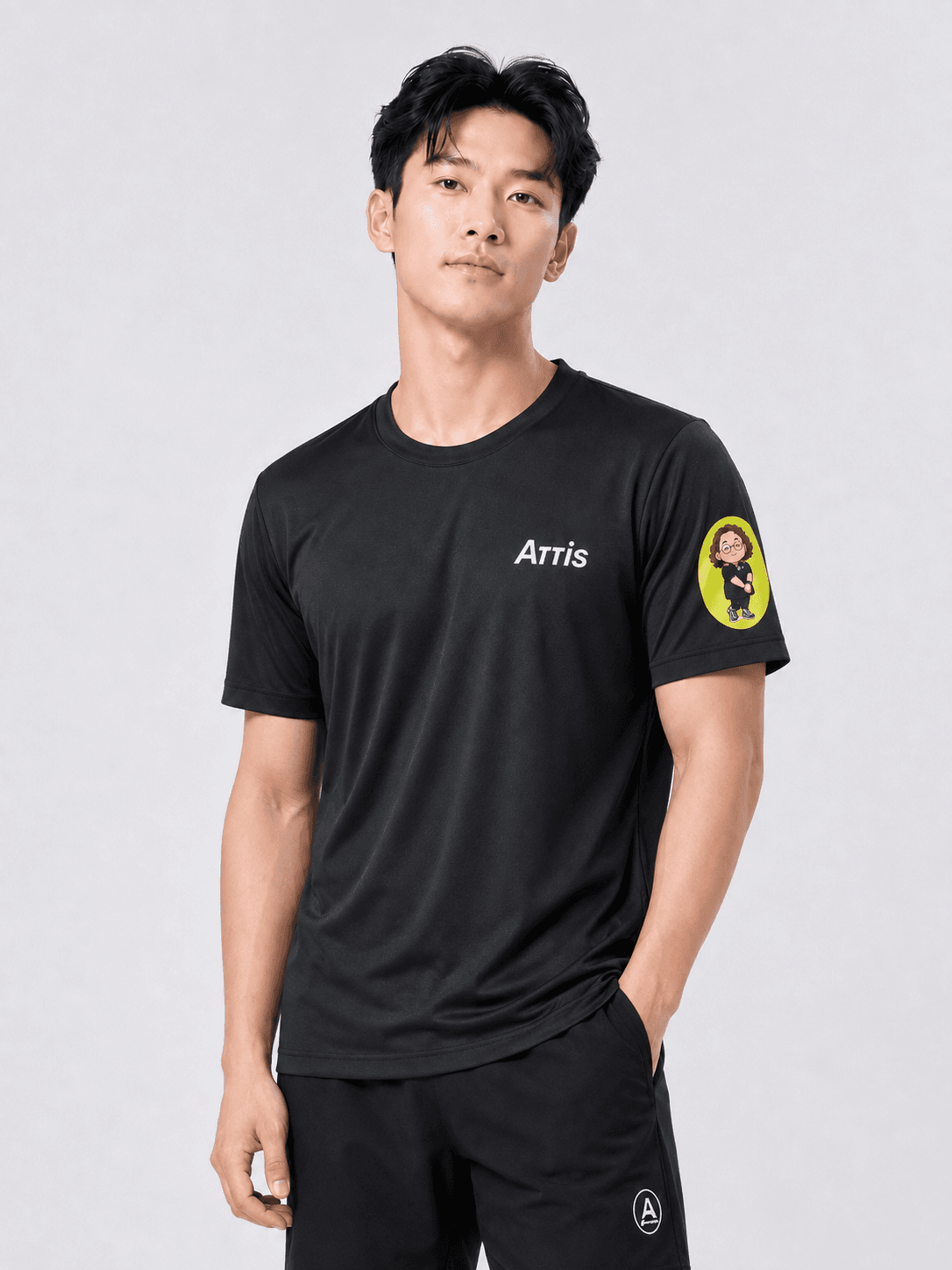 【Attis亞特司】抗菌節能T恤(阿枝姐聯名上衣-四色 0