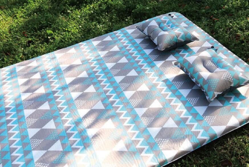 新款加大自動充氣墊野餐露營帳篷墊雙人睡墊 4