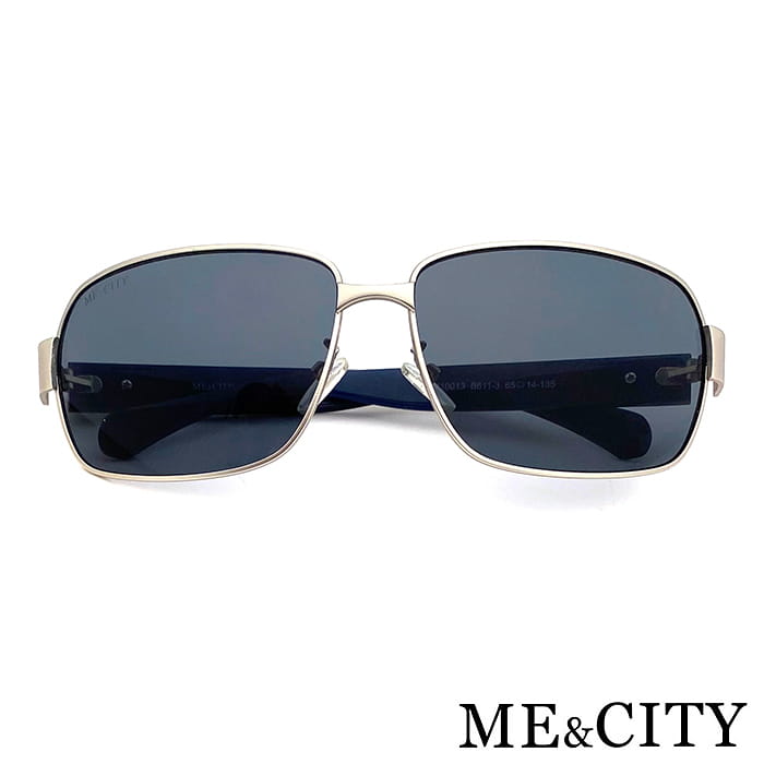 【ME&CITY】 義式紳士質感方框太陽眼鏡 抗UV (ME 110013 B611) 2