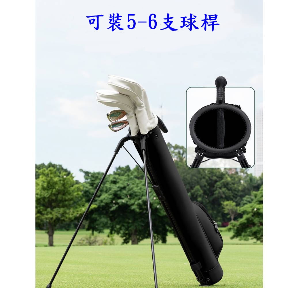 【CAIYI 凱溢】PGM 新款 高爾夫球包 女支架球袋 女士超輕便攜式槍包 防水golf用品球桿袋 高爾夫球袋 5