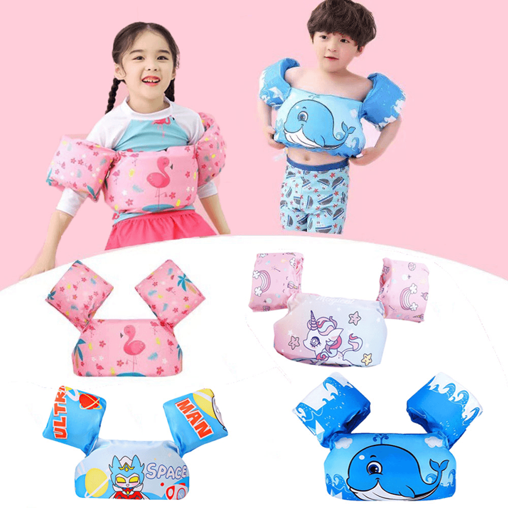 兒童免充氣海绵浮力衣 手臂浮力圈 水袖 浮力背心  學游泳裝備 游泳配件【SV61334】 8