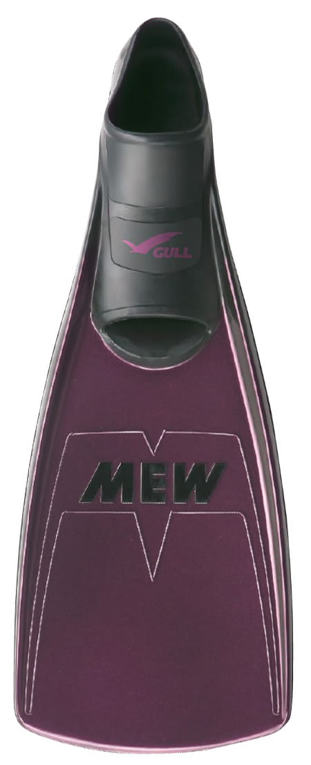 Made in Japan GULL MEW Fin 套腳式蛙鞋 表面鍍膜 紅 MS 0
