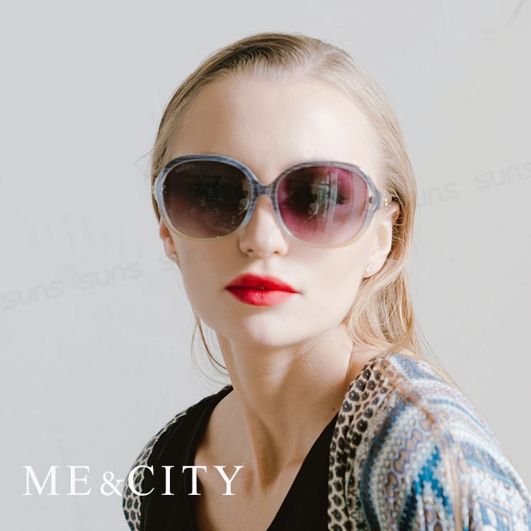 【ME&CITY】 甜美時尚大框太陽眼鏡 抗UV(ME 1210 C99) 3