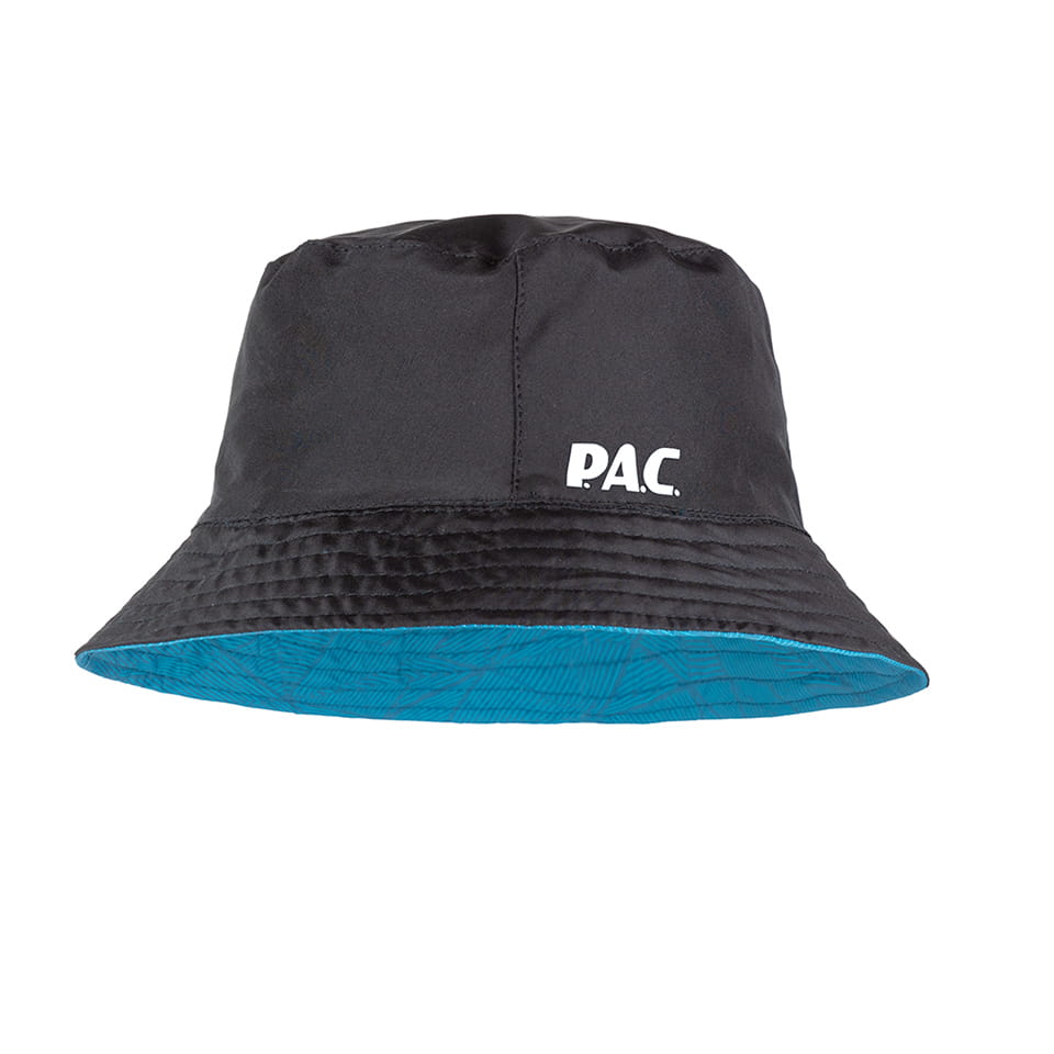 (登山屋)PAC德國雙面口袋折疊漁夫帽 (PAC30441002 幾何藍綠/黑/可雙面戴) 3