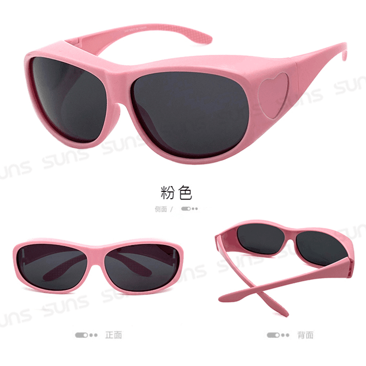 【suns】兒童圓框偏光太陽眼鏡 抗UV400 (可套鏡) 3