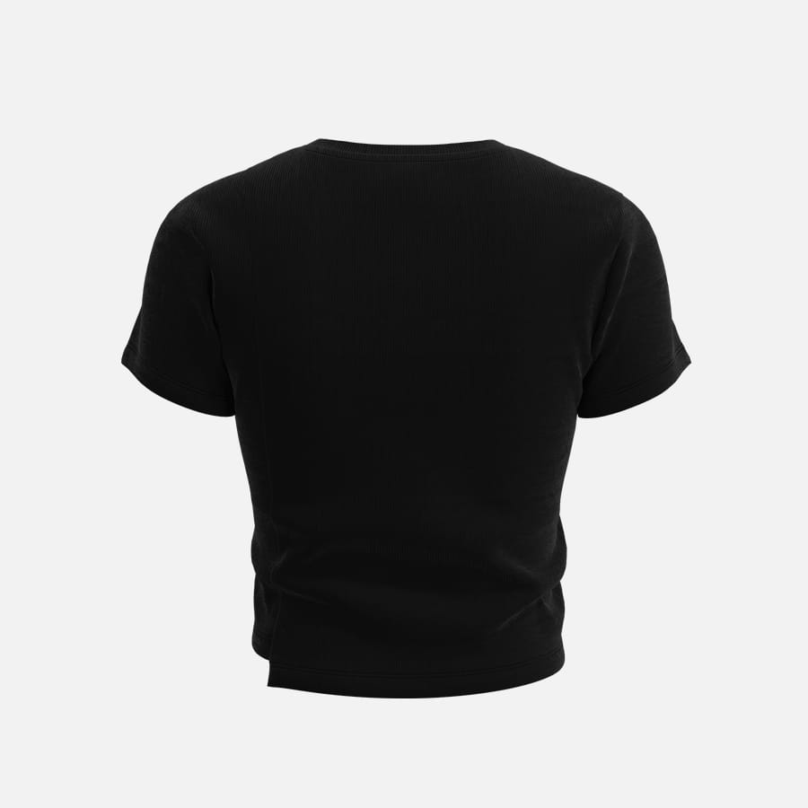 【BARREL】FIT RIBBED SHORT SLEEVE 羅紋短版上衣 #BLACK 7