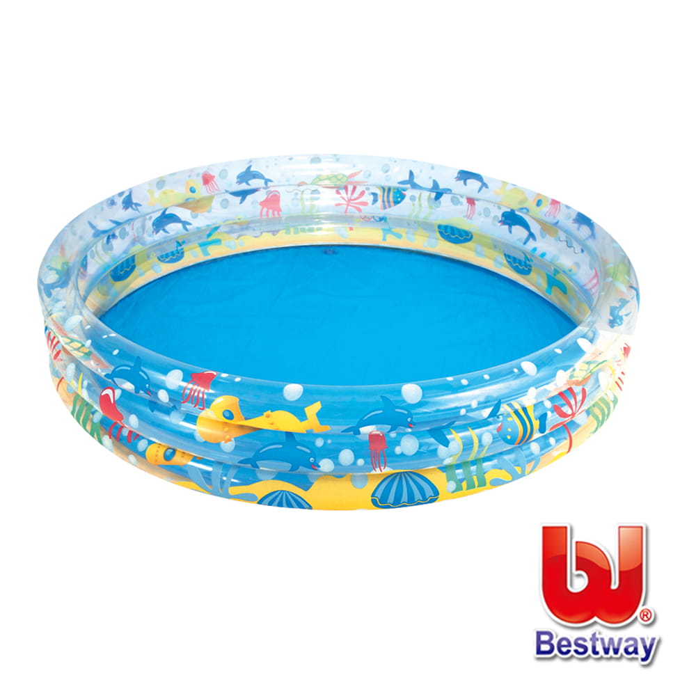 【Bestway】海底世界兒童充氣泳池 0