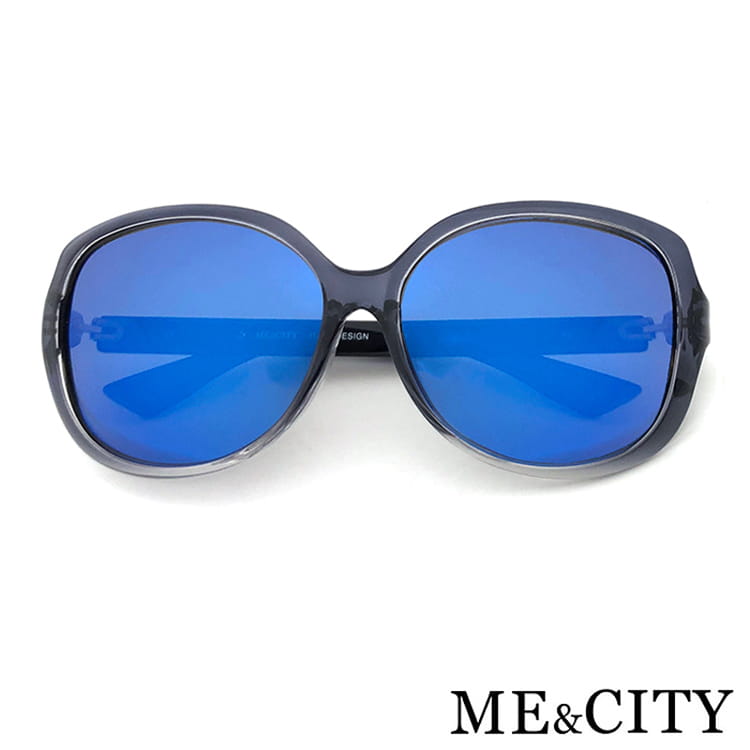 【ME&CITY】 放浪潮流時尚偏光太陽眼鏡  抗UV (ME 120010 C101) 1