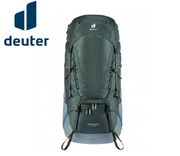 (登山屋)Deuter 拔熱式透氣背包 橄欖綠Aircontact 65+10L 3320521 0