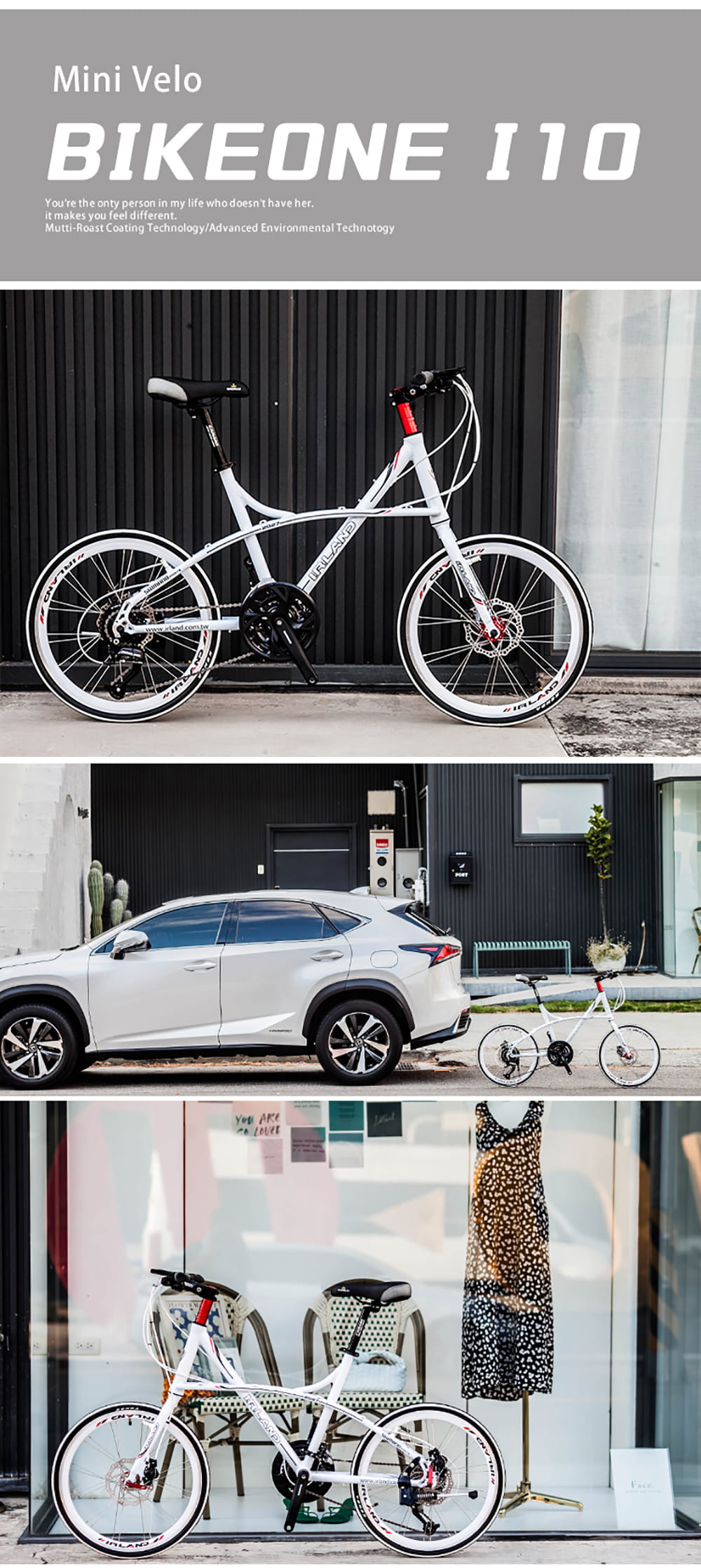 BIKEONE I10 日本SHIMANO 27速指撥定位變速鋁合金451小徑線控碟煞搭載前後輪快拆 12