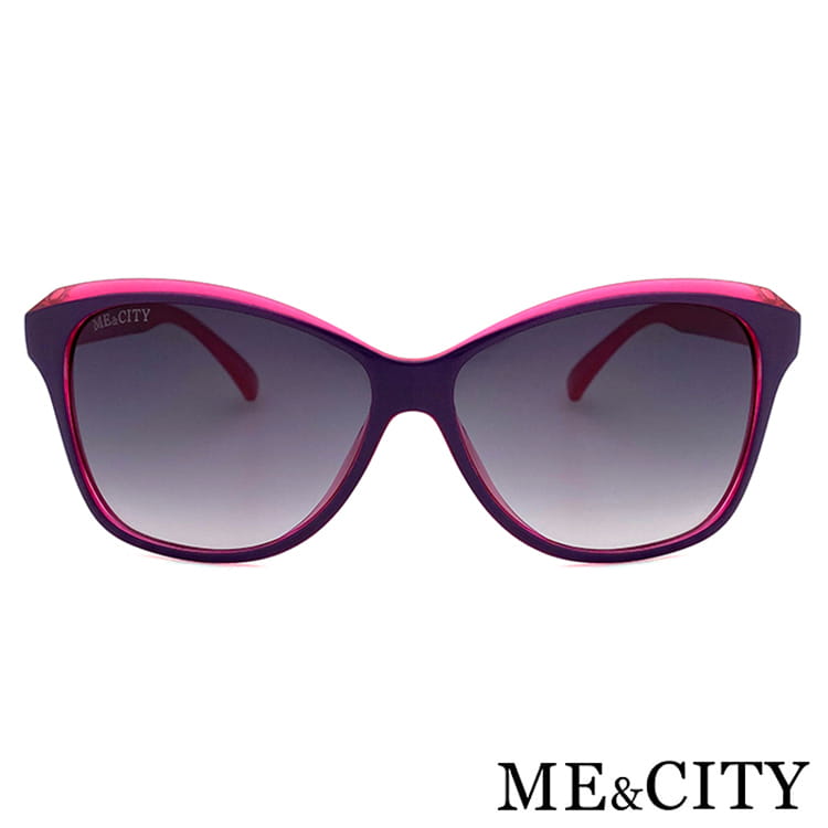 【ME&CITY】 極簡約雙色時尚太陽眼鏡 抗UV (ME 120024 H231) 17