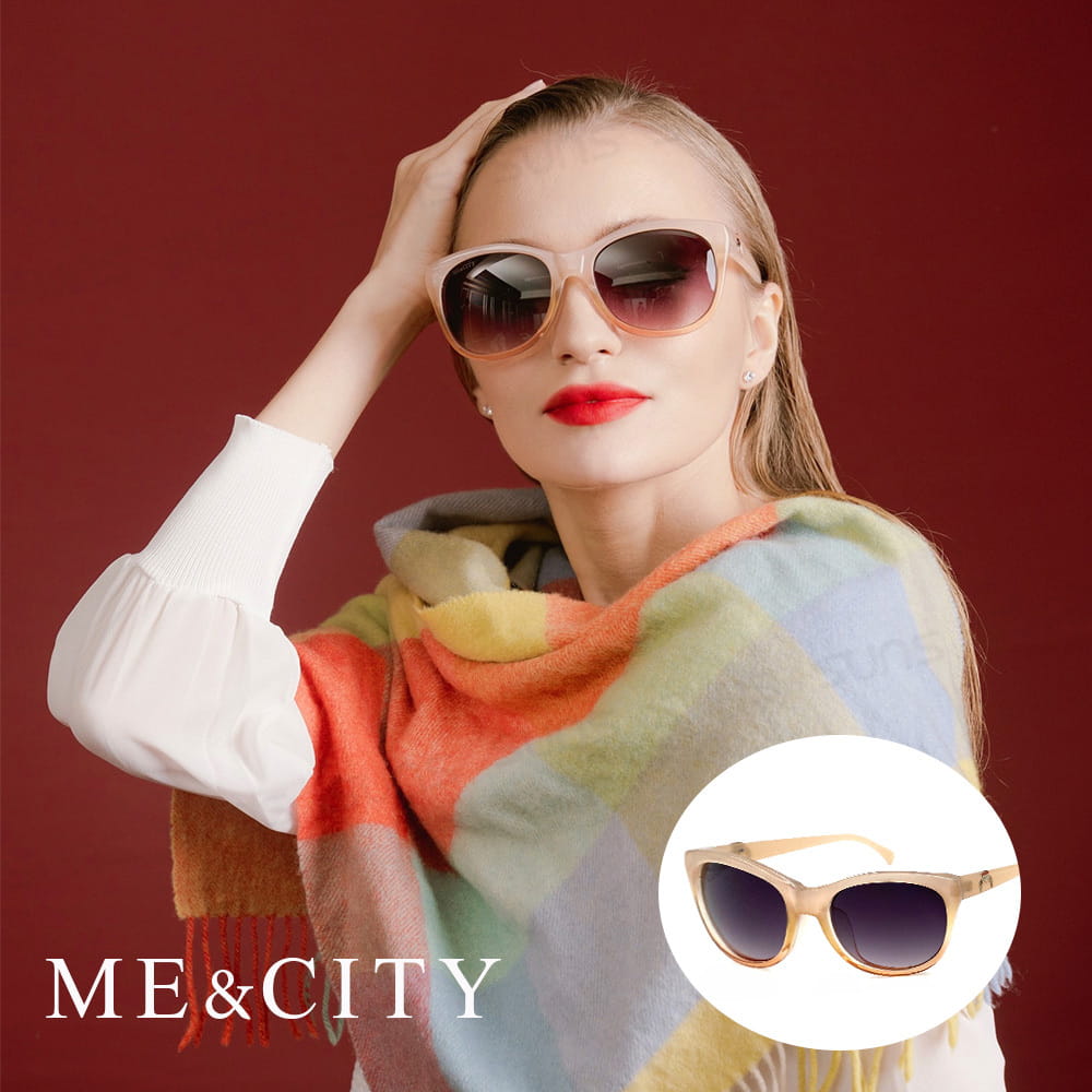 【ME&CITY】 永恆之翼時尚太陽眼鏡 抗UV (ME 120031 E240) 0