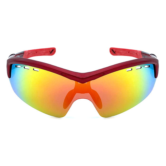 【suns】REVO電鍍 偏光運動眼鏡 可調鏡腳 抗UV (紅框/REVO紅) 1