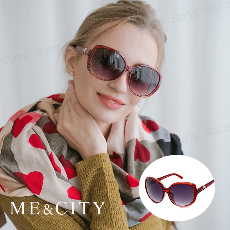 【ME&CITY】 甜美義式太陽眼鏡 抗UV (ME 120029 E543) 0