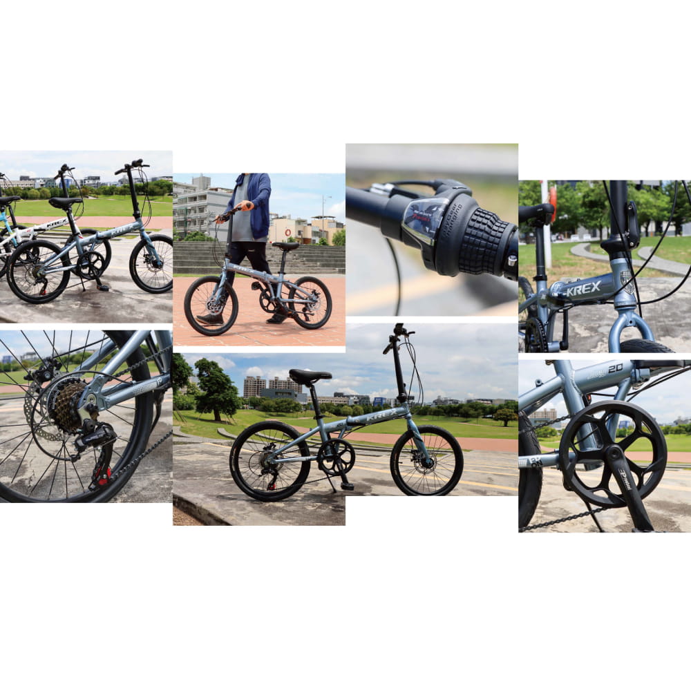【CAIYI 凱溢】KREX JOY 20 輕量化鋁合金折疊車 自行車 腳踏車 3
