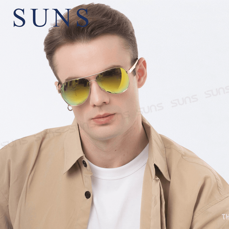 【suns】鋁鎂合金飛行員偏光太陽眼鏡 抗UV (W001) 6