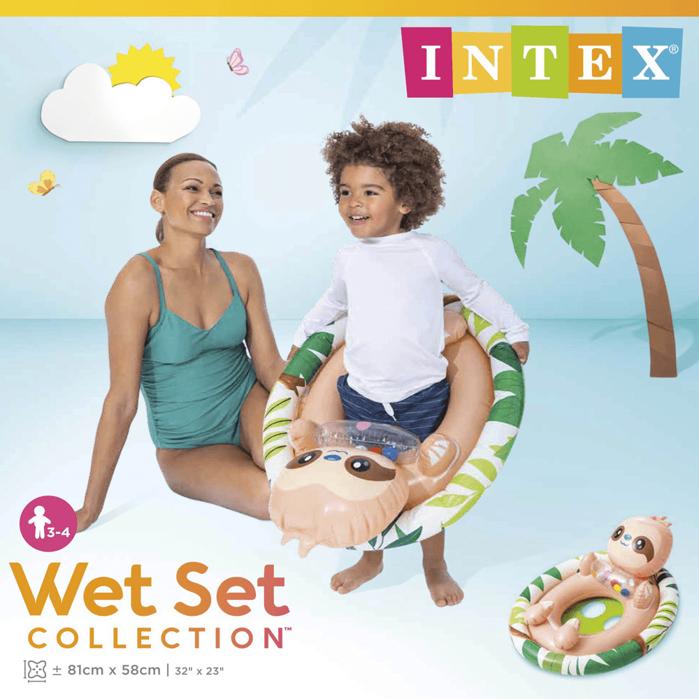 INTEX 59570動物造型水上兒童坐式充氣游圈 水上玩具 適3~4歲【SV61315】BO雜貨 3