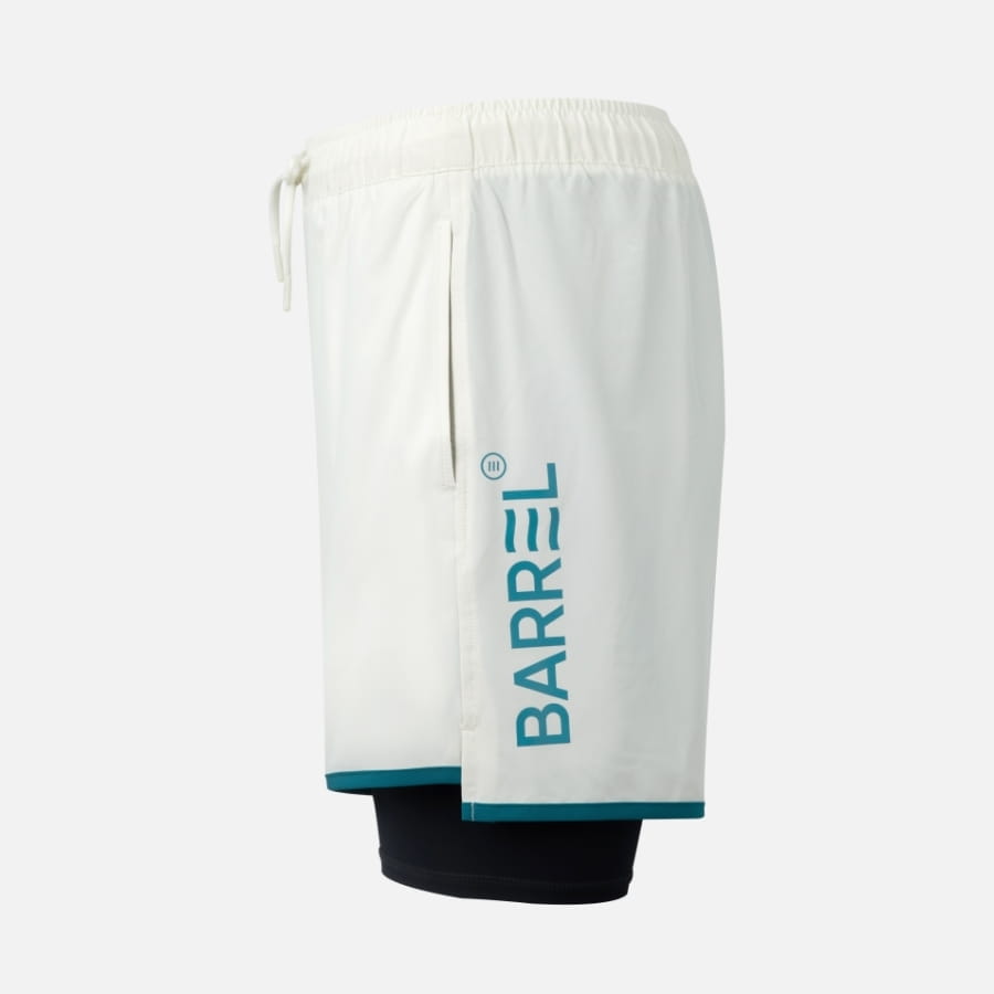 【BARREL】悠閒男款兩件式海灘褲 #IVORY 4