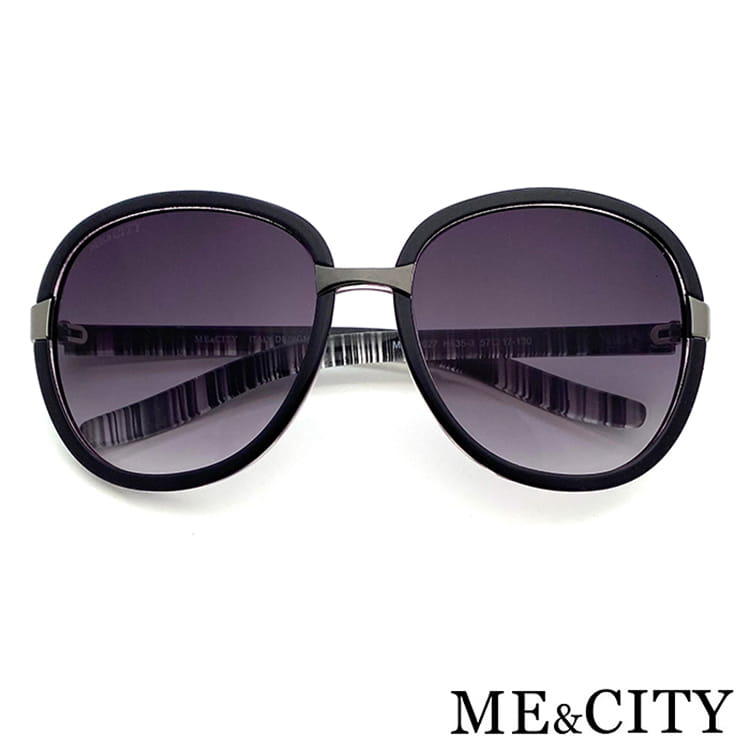 【ME&CITY】 摩登時代大圓框太陽眼鏡 抗UV (ME 120027 L000) 7