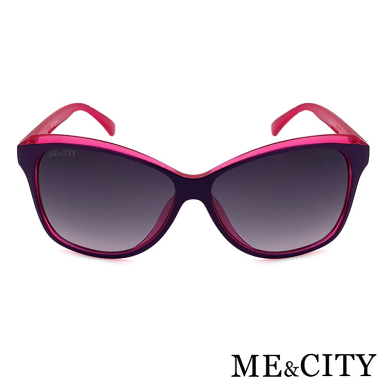 【ME&CITY】 極簡約雙色時尚太陽眼鏡 抗UV (ME 120024 H231) 15