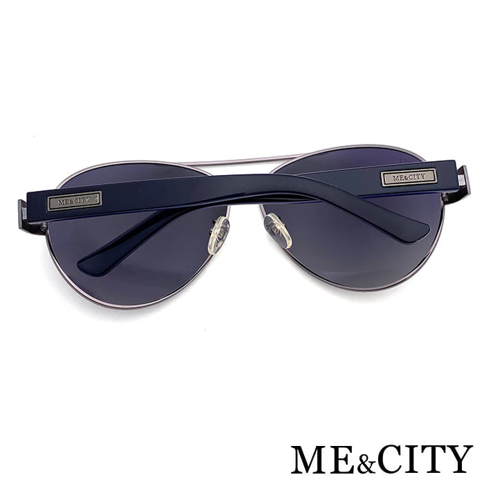 【ME&CITY】 時尚飛行員金屬偏光太陽眼鏡 抗UV(ME 1106 C08) 10