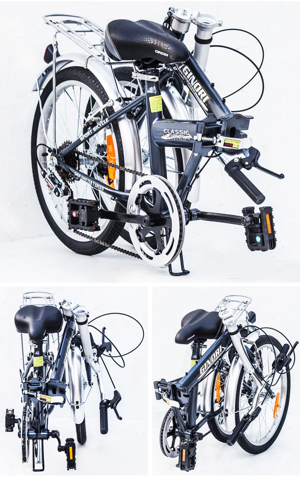 BIKEDNA G2 LITE 20吋7速 都市活力折疊車搭配擋泥板後貨架簡約設計風格輕鬆攜帶 16