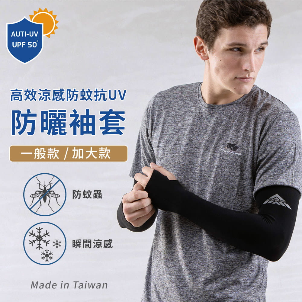 【DR.WOW】安全防護反光防蚊袖套(加大) 0