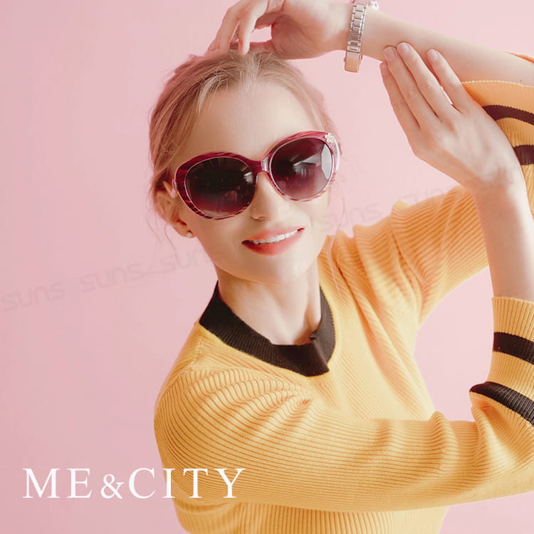 【ME&CITY】 義式古典流線型太陽眼鏡 抗UV (ME 120008 J362) 2