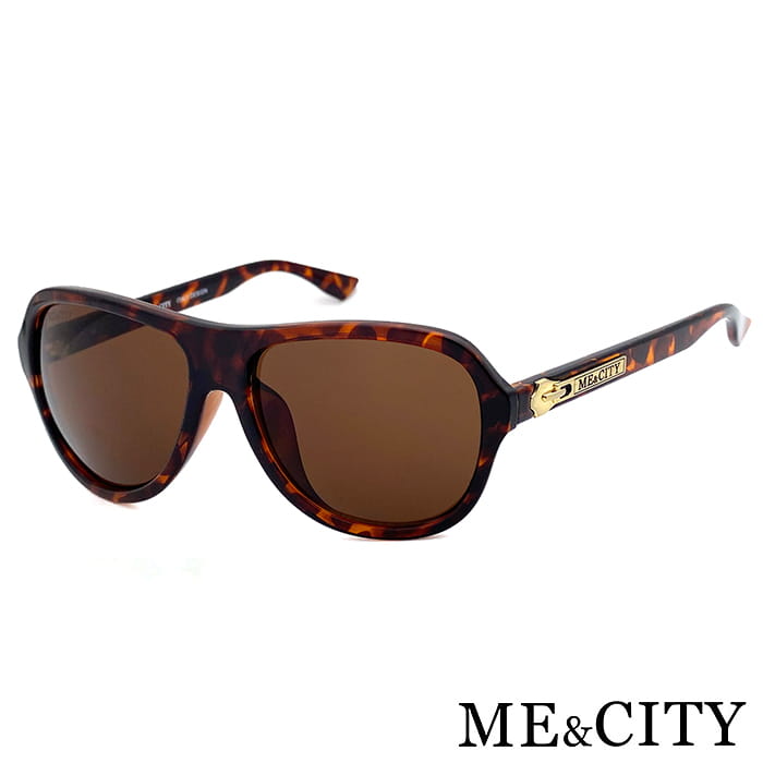 【ME&CITY】 簡約騎士時尚太陽眼鏡 抗UV (ME 110001 J520) 4