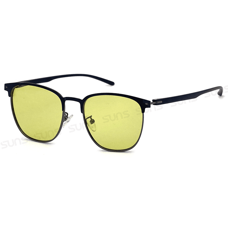 【suns】日夜兩用變色偏光太陽眼鏡 眉架方框墨鏡 抗UV 【7056】 7