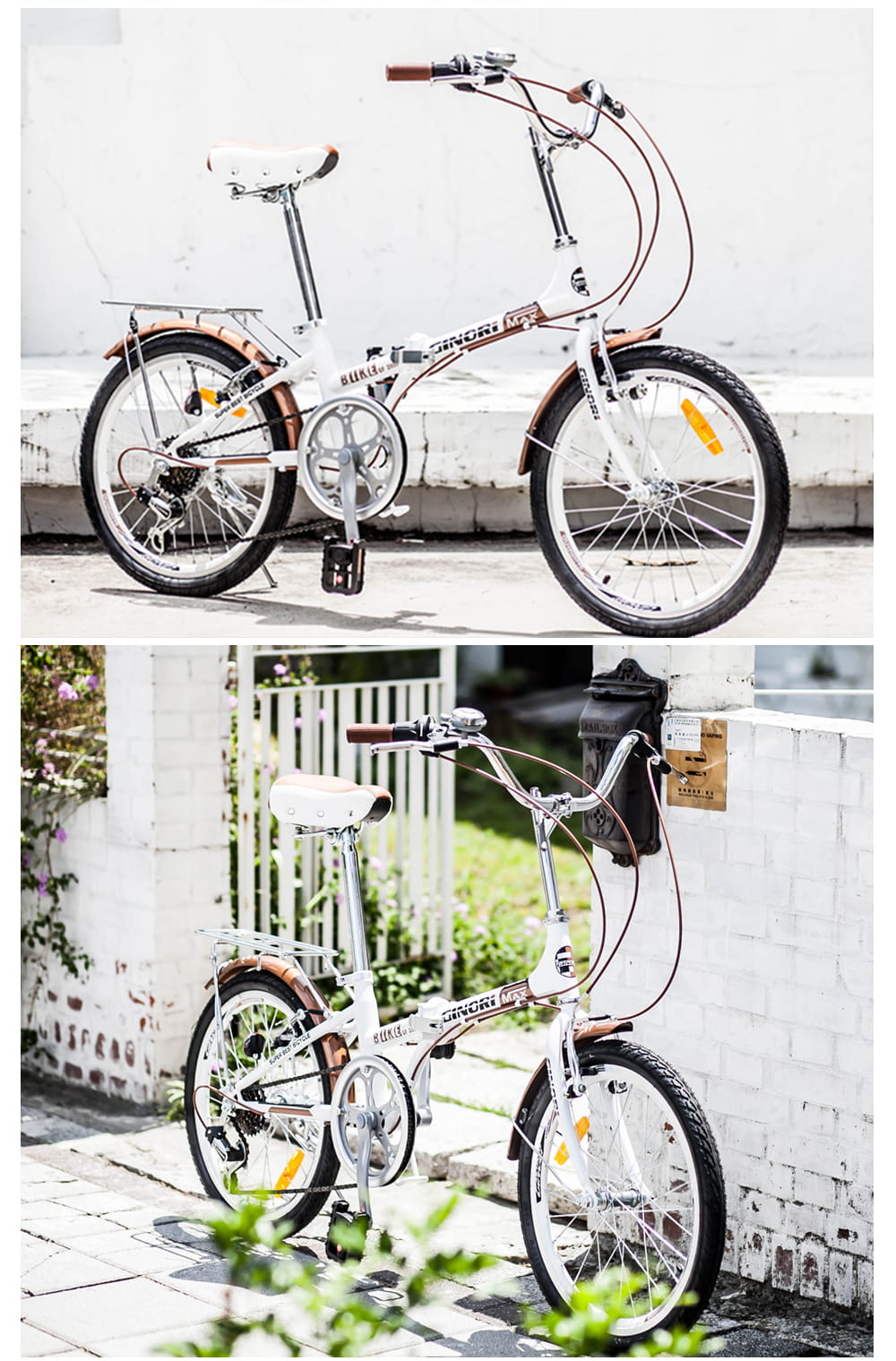 BIKEDNA G2 SP 經典復古小折20吋日本SHIMANO 6段變速折疊車文青有型城市漫游 15