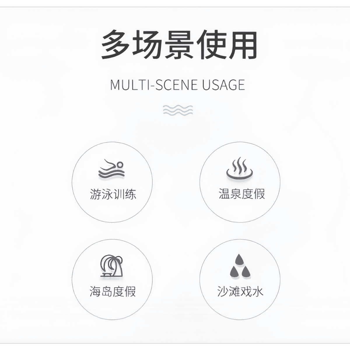 泳衣比基尼兩件式超美數位印花LET'S SEA 4