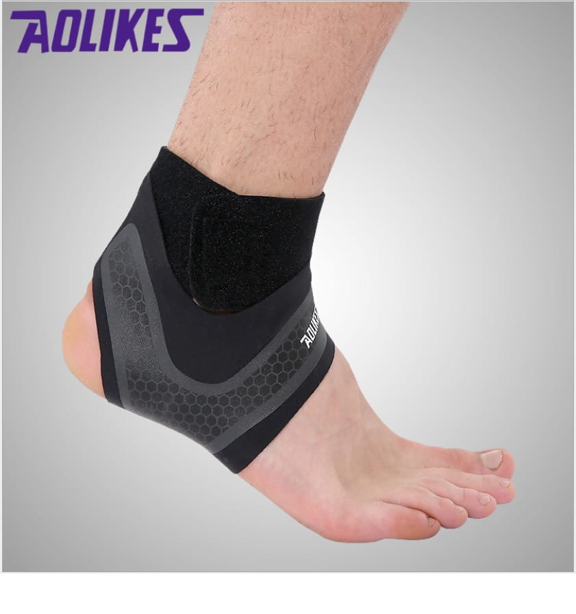 【CAIYI 凱溢】AOLIKES 輕薄加壓護踝 碳纖維紋 腳部防護 登山護踝 2