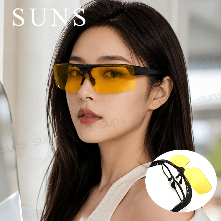 【suns】MIT上翻式夜視偏光鏡 抗UV (可套式) 0