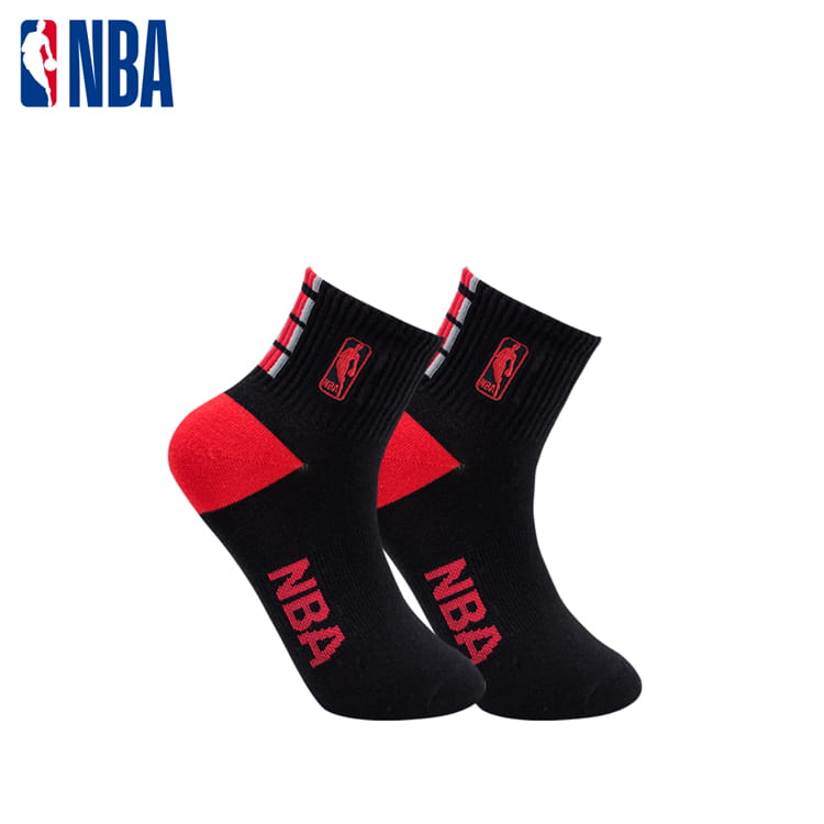 【NBA】襪子 平版襪 短襪 時尚經典刺繡短襪 4