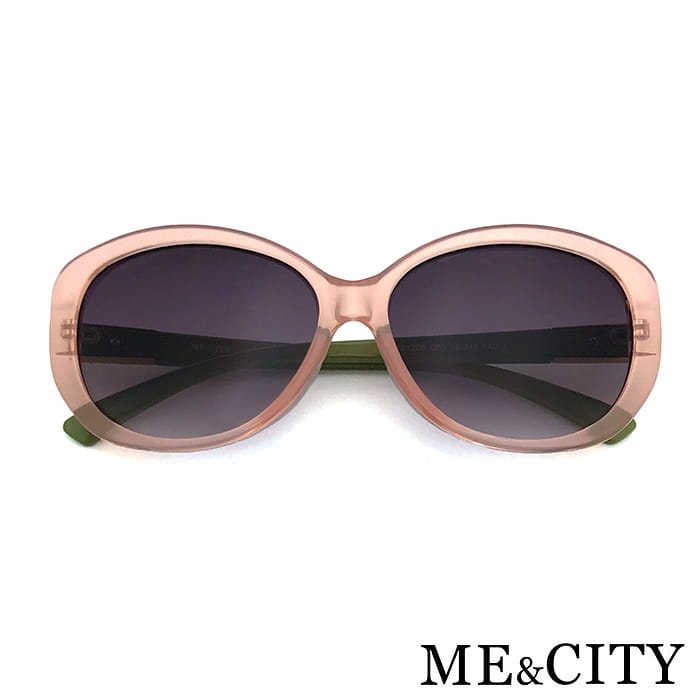 【ME&CITY】 甜美透粉簡約太陽眼鏡 抗UV (ME 1202 D03) 4