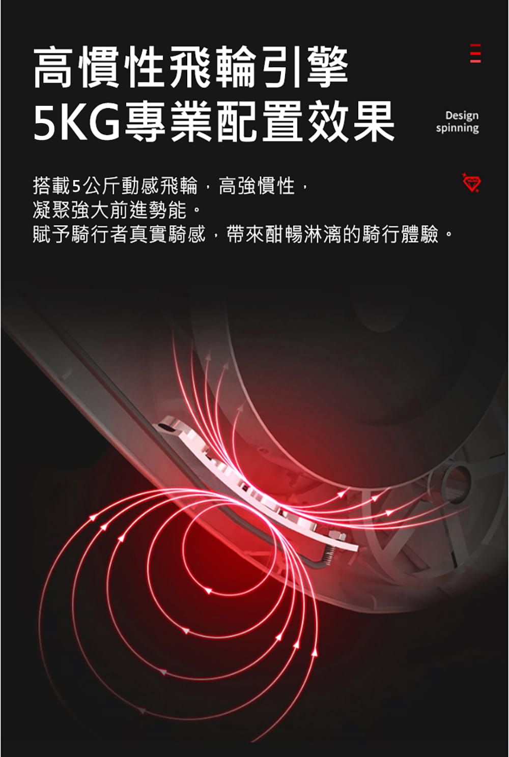 【X-BIKE】平板磁控立式飛輪健身車 (5KG飛輪/高低前後調椅/8檔阻力/心率偵測) 60600 6