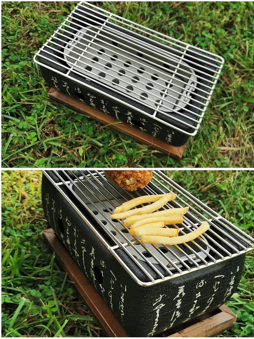 日式迷你方形烤爐文字爐烤年糕火爐 1