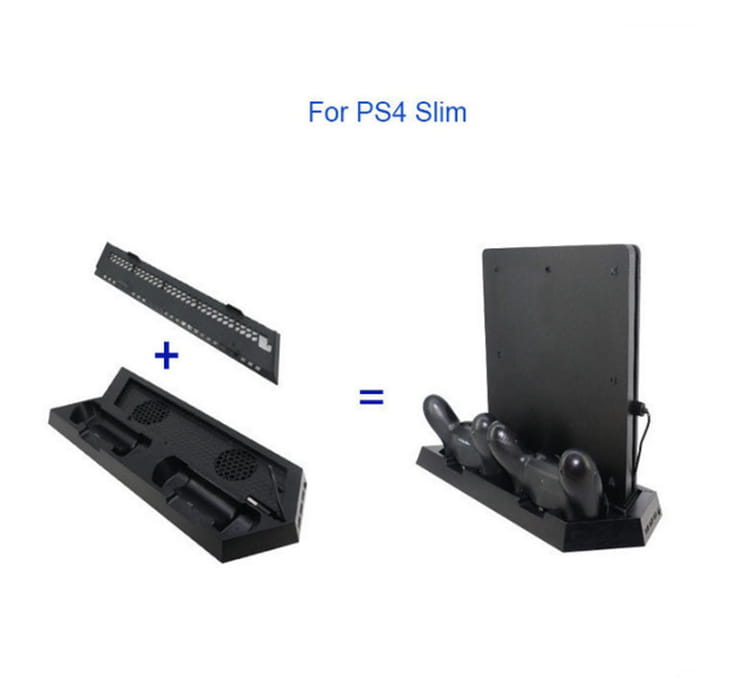 【LOTUS】PS4 PRO / PS4 SLIM / PS4 三合一多功能散熱底座 風扇+雙充 4
