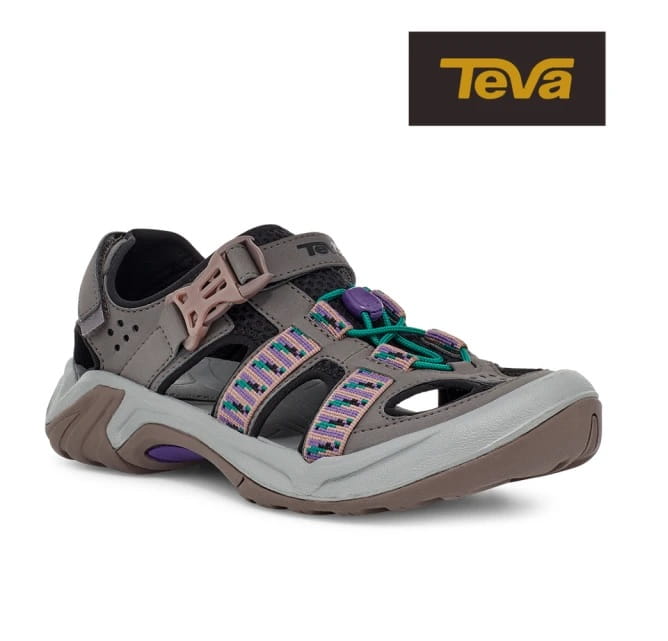 (登山屋)TEVA女 Omnium W 護趾水陸機能涼鞋(階梯紫灰-TV6154SIPL) 0
