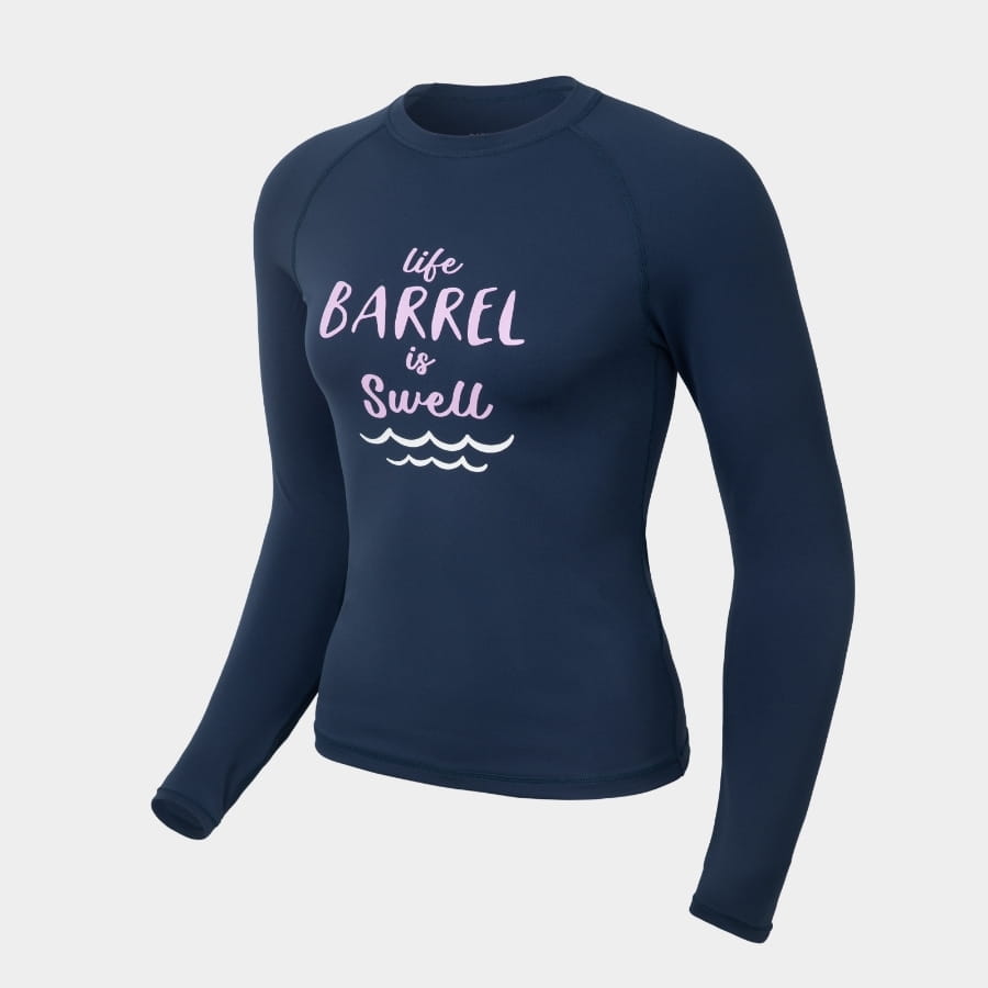 【BARREL】悠閒女款長袖上衣 #MIDNIGHT BLUE 3