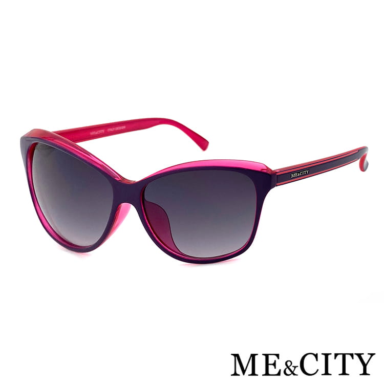 【ME&CITY】 極簡約雙色時尚太陽眼鏡 抗UV (ME 120024 H231) 16