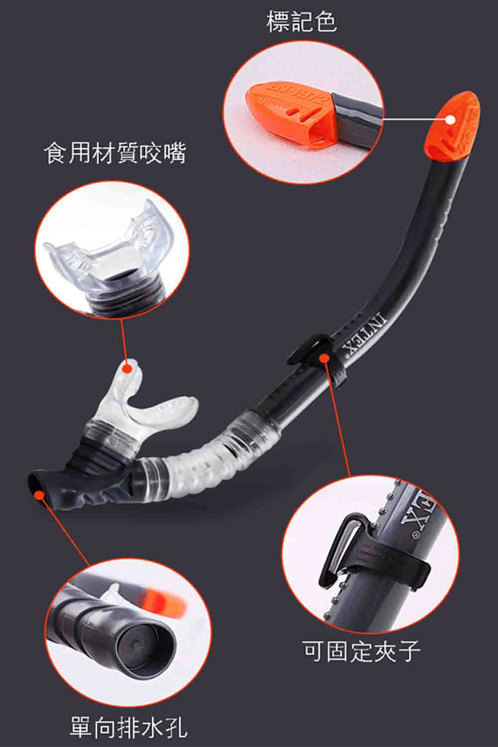 (8+)INTEX 泳鏡呼吸管組合 防水蛙鏡+呼吸管 潛水夏日戲水 浮潛裝備 【SV61316】 19