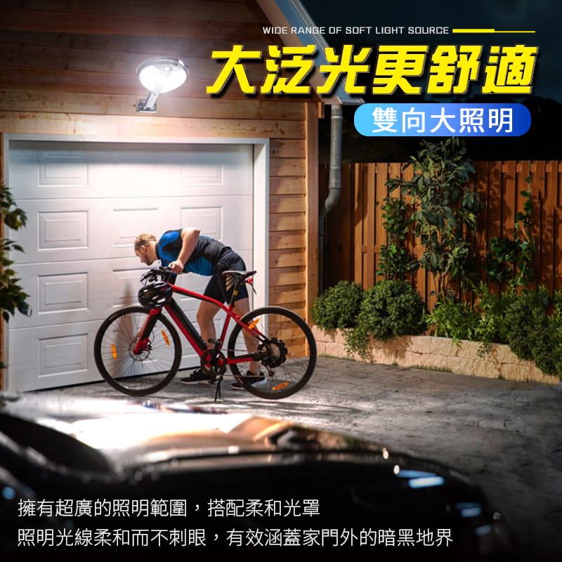 【Leisure】感應式 太陽能LED壁燈 遙控器設定 壁燈 庭院燈 太陽感應燈 路燈 感應燈 8